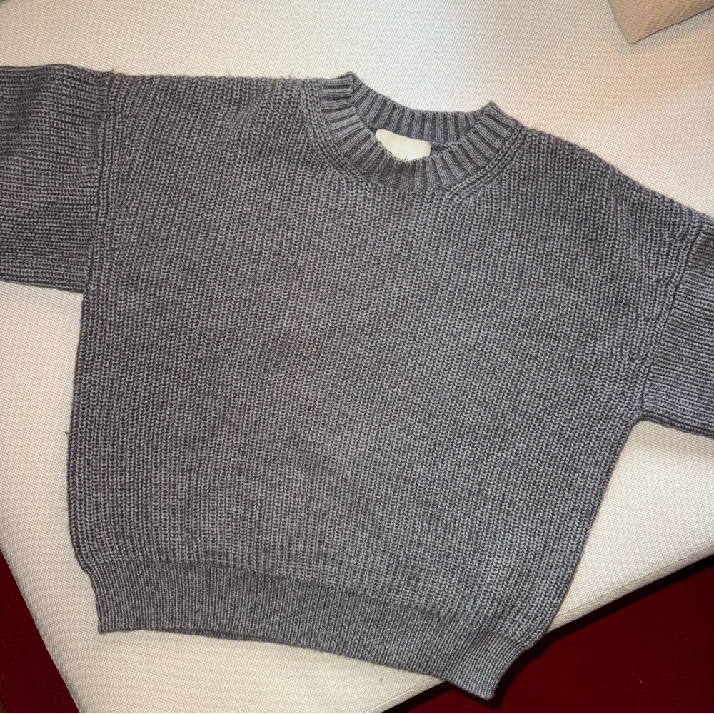 3.1 Phillip Lim Charcoal Knit Pullover
